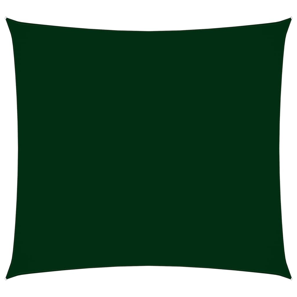 vidaXL Πανί Σκίασης Τετράγωνο Σκούρο Πράσινο 7 x 7 μ από Ύφασμα Oxford