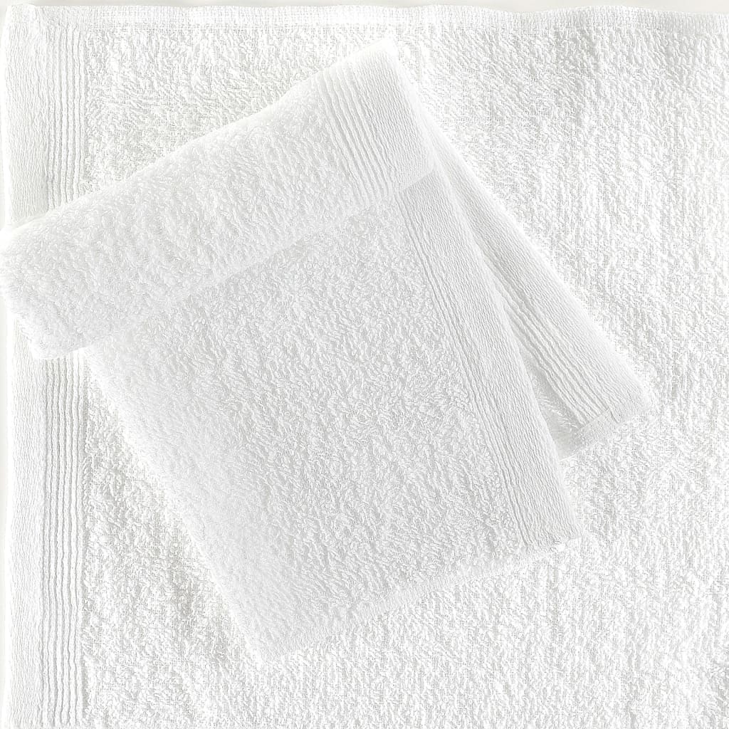 vidaXL Πετσέτες Επισκεπτών 25 τεμ. Λευκές 350 γρ./μ² 30x30 εκ. Βαμβάκι