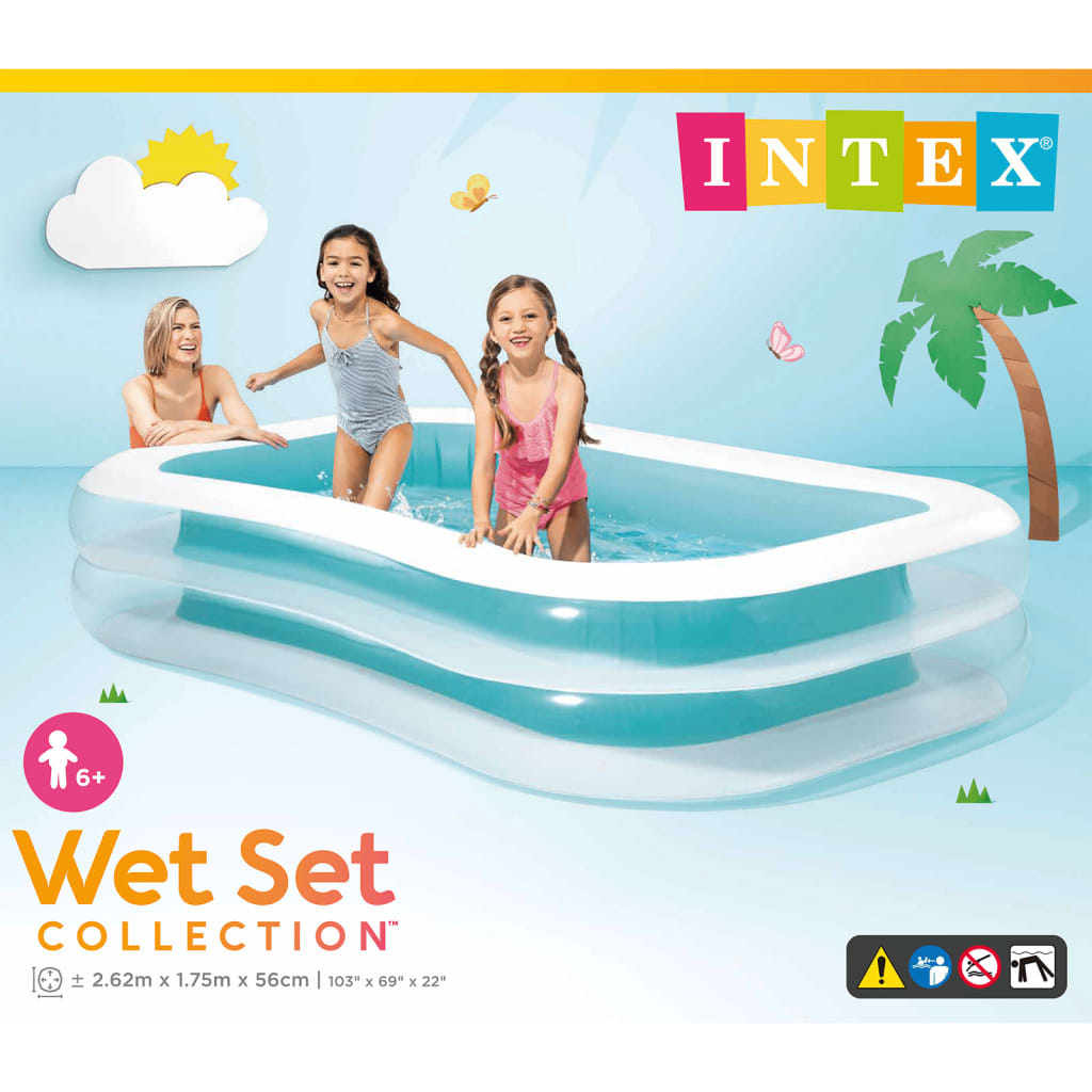 Intex Πισίνα Swim Center Family Pool 262 x 175 x 56 εκ.
