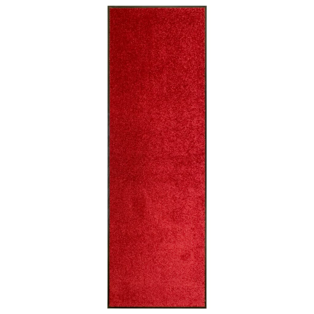 vidaXL Πατάκι Εισόδου Πλενόμενο Κόκκινο 60 x 180 εκ.