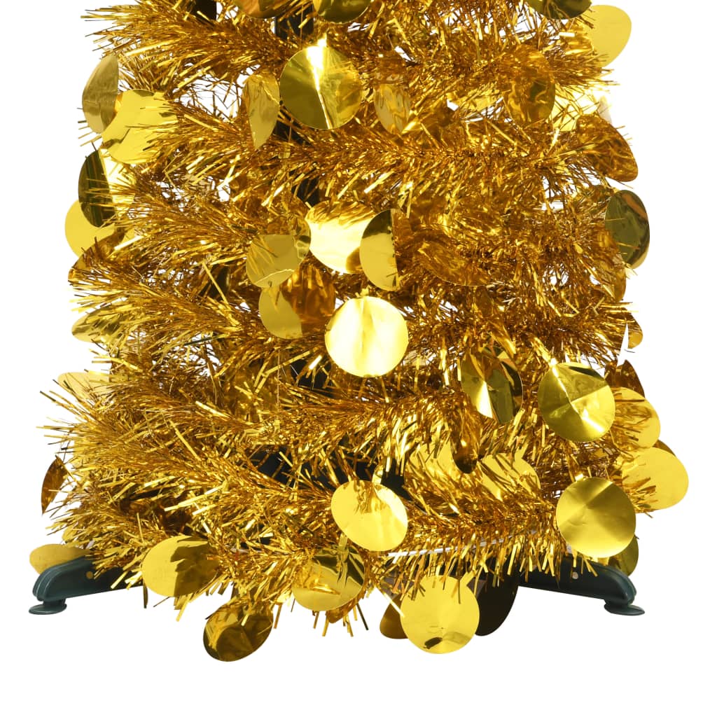 vidaXL Χριστουγεννιάτικο Δέντρο Τεχνητό Pop-Up Χρυσό 150 εκ. από PET