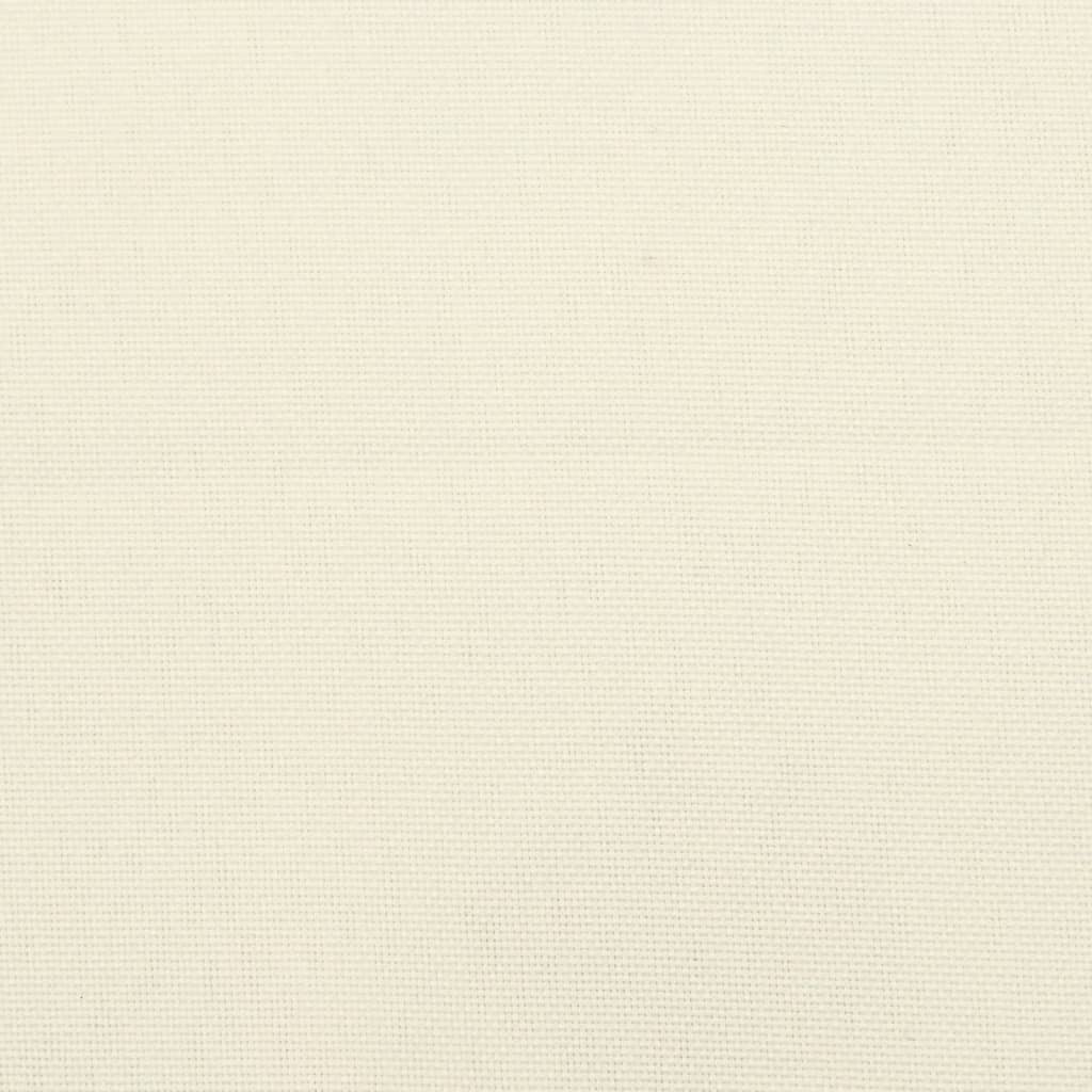 vidaXL Μαξιλάρι Πάγκου Κήπου Κρεμ Λευκό 120x50x7 εκ. Ύφασμα Oxford
