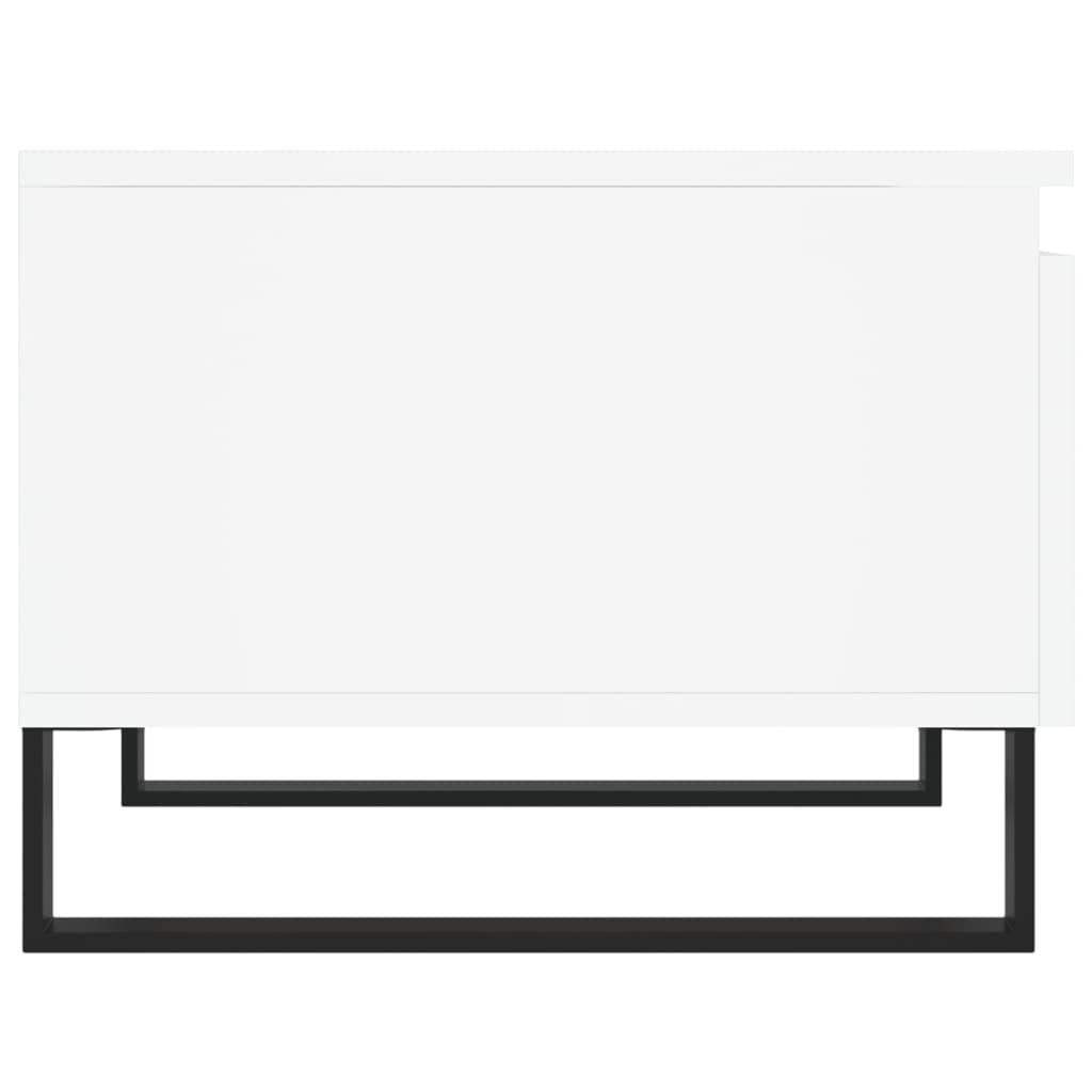 vidaXL Τραπεζάκι Σαλονιού Λευκό 50 x 46 x 35 εκ. Επεξεργασμένο Ξύλο