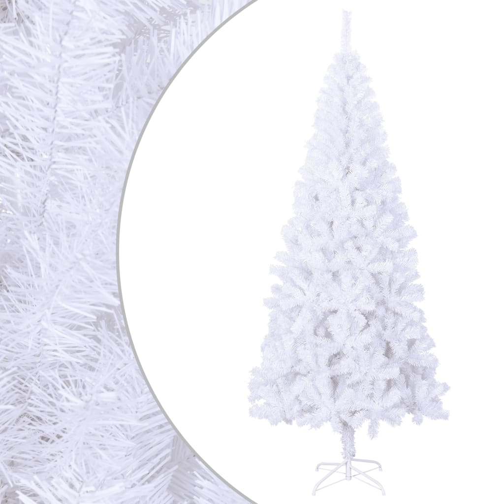 vidaXL Χριστουγεννιάτικο Δέντρο Τεχνητό Λευκό L 240 εκ.