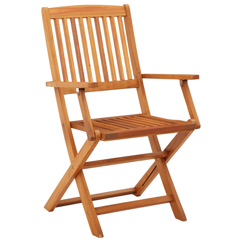 vidaXL Καρέκλες Εξωτ. Χώρου Πτυσσόμενες 2 τεμ. Μασίφ Ξύλο Ευκαλύπτου
