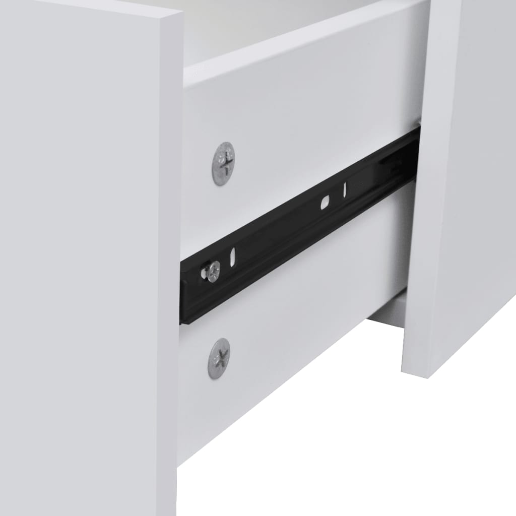 vidaXL Συρταριέρα με 4 Συρτάρια Λευκή 60 x 30,5 x 71 εκ.
