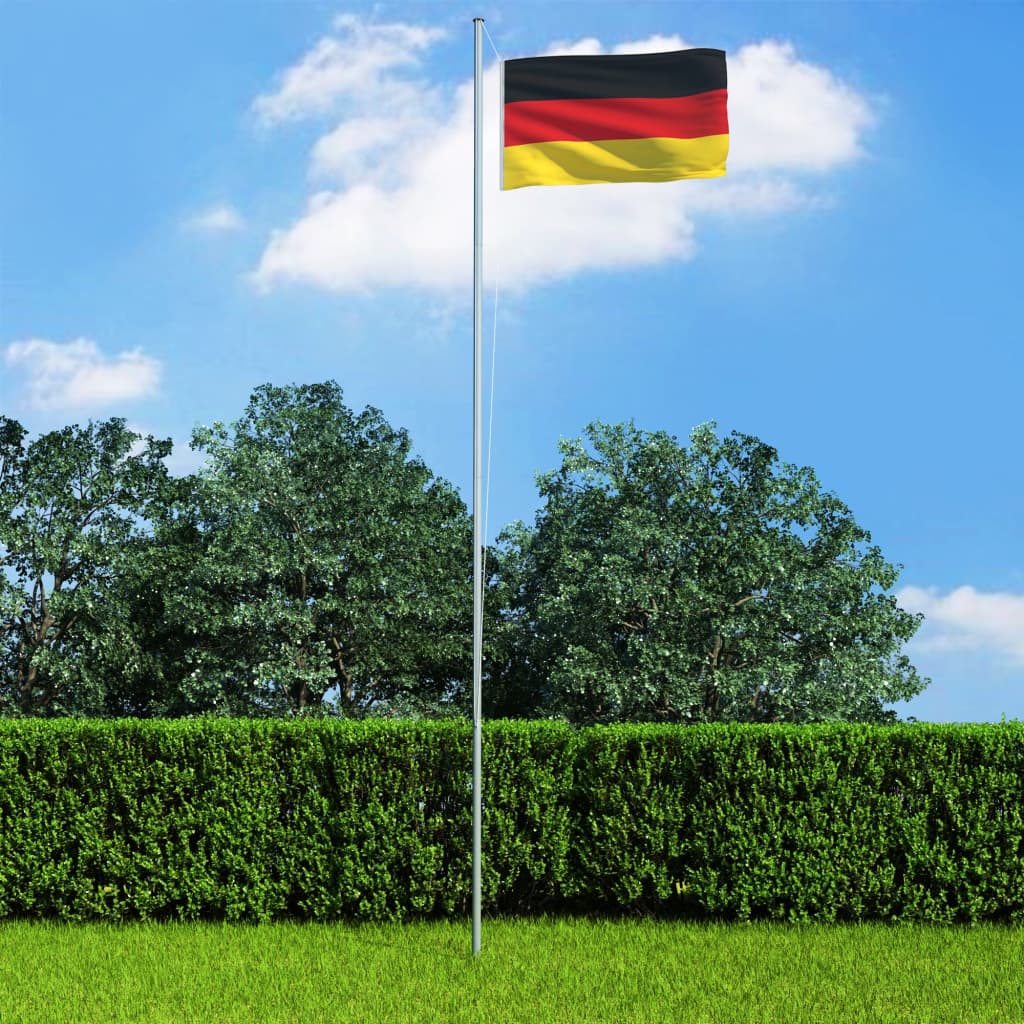 vidaXL Σημαία Γερμανίας 4 μ. με Ιστό Αλουμινίου