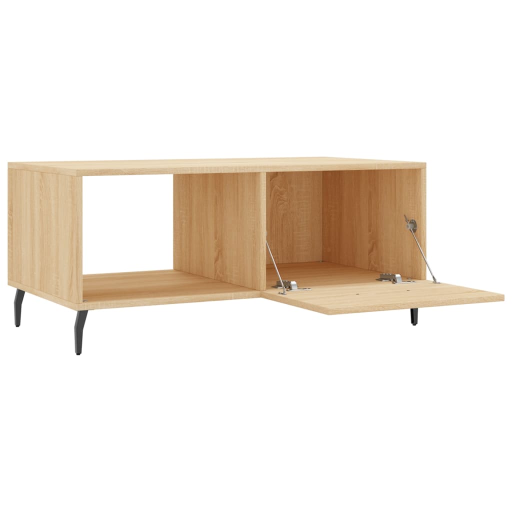 vidaXL Τραπεζάκι Σαλονιού Sonoma Δρυς 90x50x40 εκ. Επεξεργασμένο Ξύλο