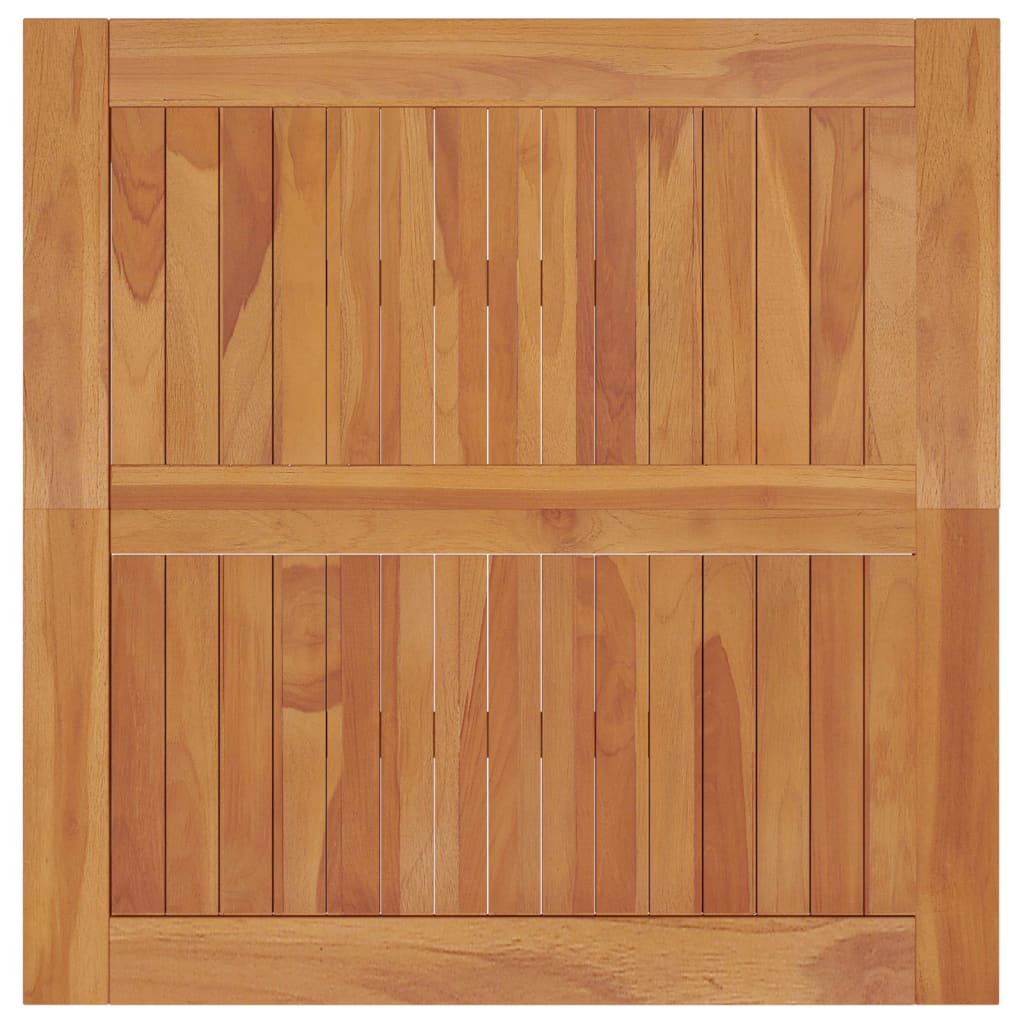 vidaXL Τραπεζαρία Κήπου 85 x 85 x 75 εκ. από Μασίφ Ξύλο Teak