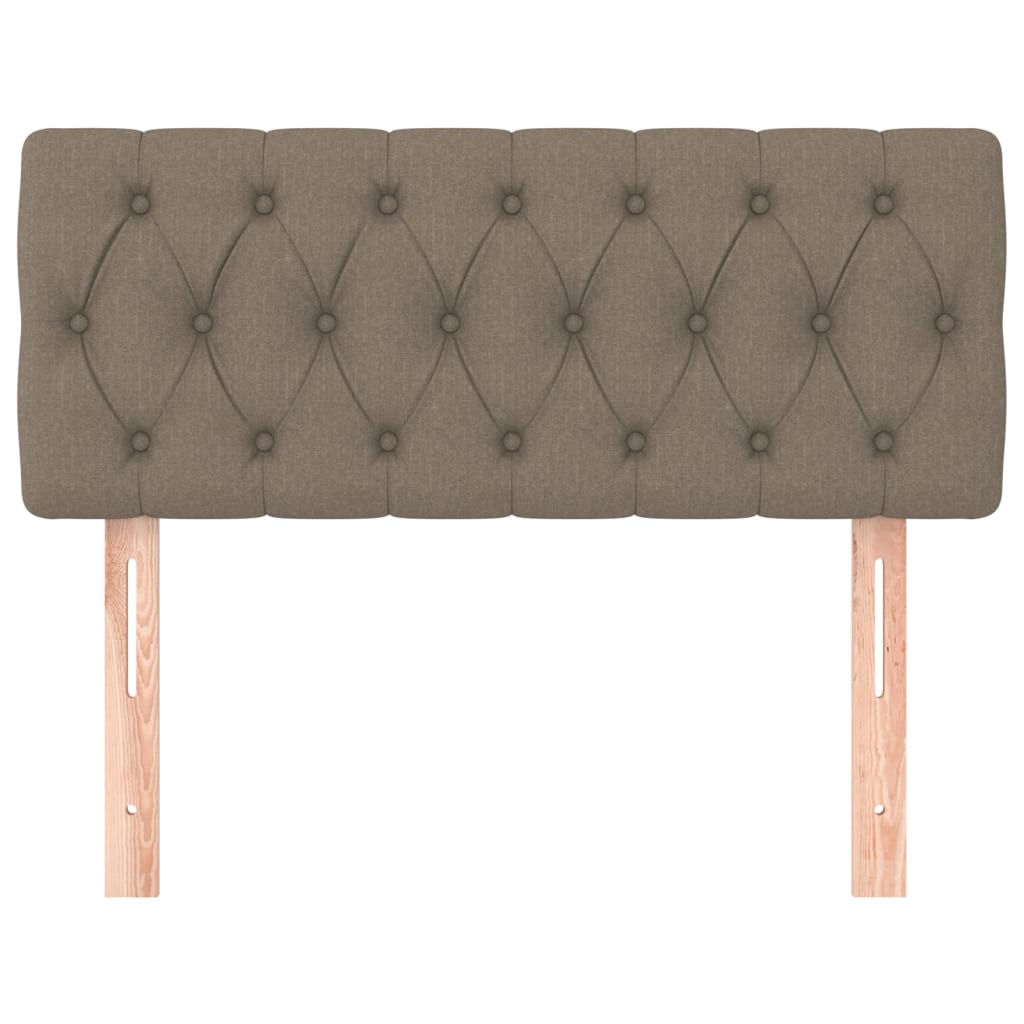 vidaXL Κεφαλάρι Κρεβατιού Taupe 90x7x78/88 εκ. Υφασμάτινο