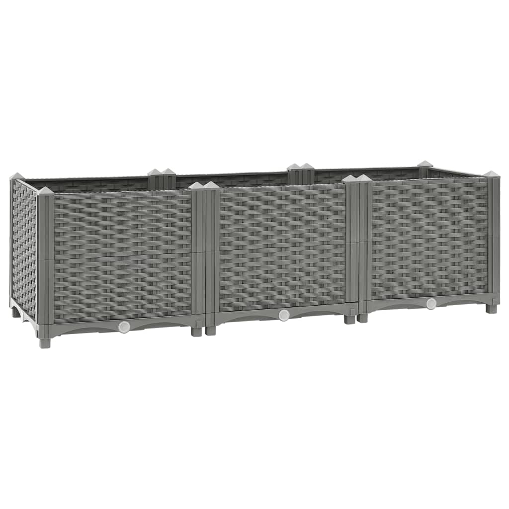 vidaXL Ζαρντινιέρα 120 x 40 x 38 εκ. από Πολυπροπυλένιο