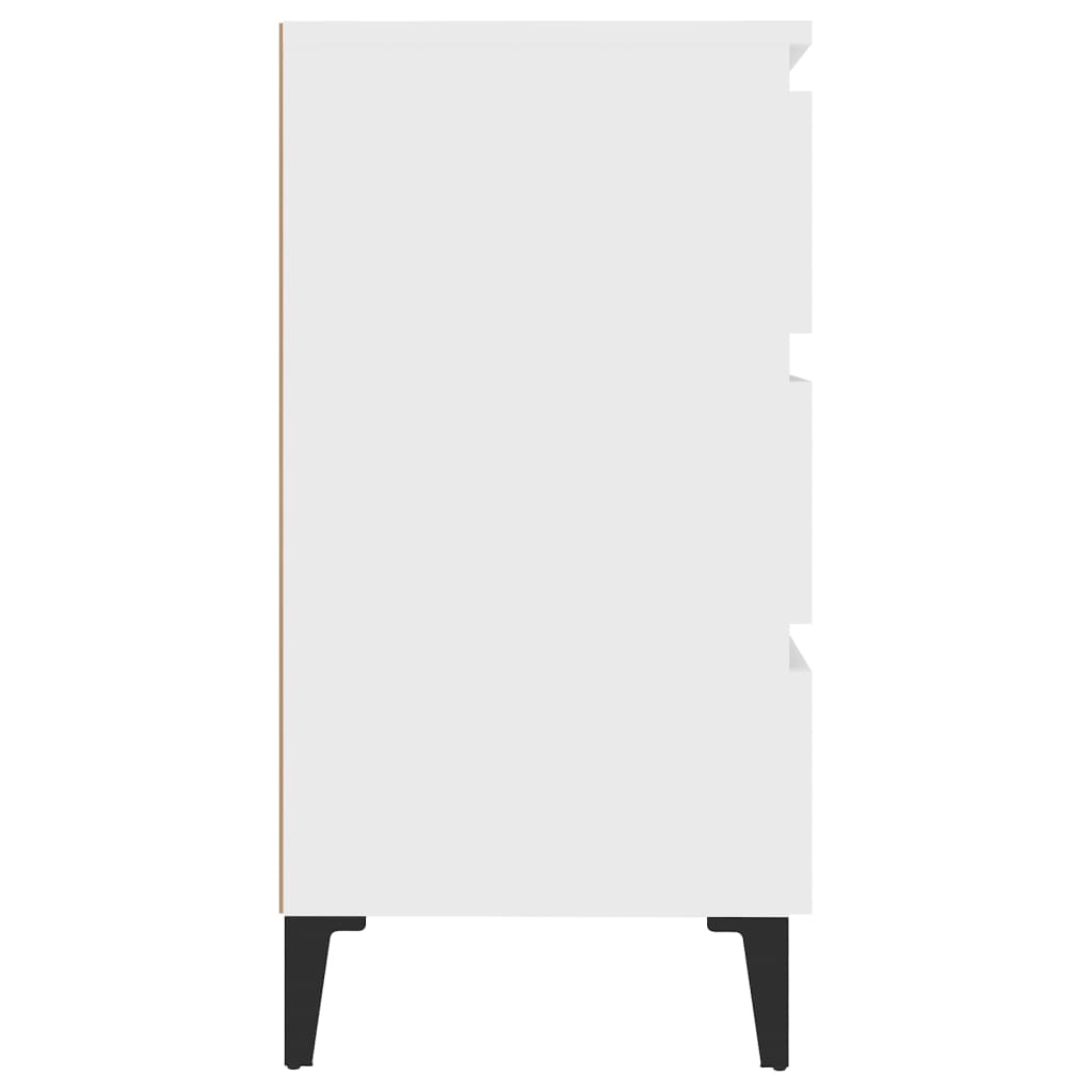 vidaXL Συρταριέρα Λευκή 60 x 35 x 69 εκ. από Μοριοσανίδα