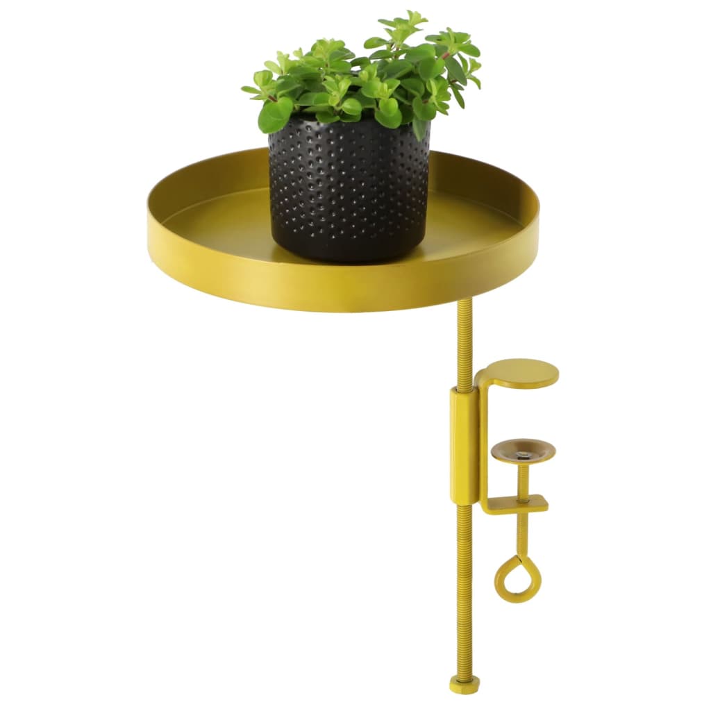 Esschert Design Δίσκος Φυτών με Σφιγκτήρα Στρογγυλός Χρυσός M