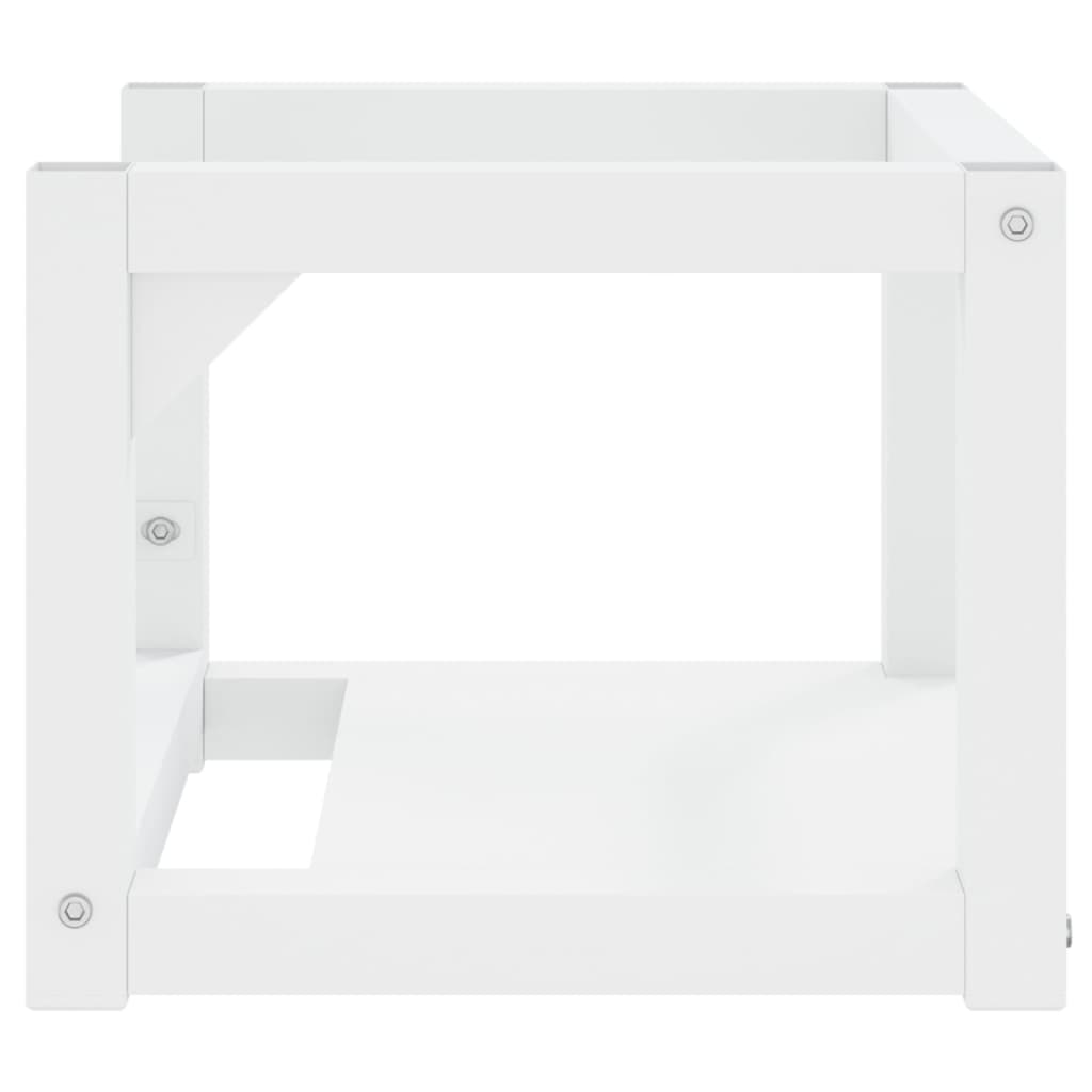 vidaXL Έπιπλο Μπάνιου Επιτοίχιο Λευκό 40 x 38 x 31 εκ. Σιδερένιο