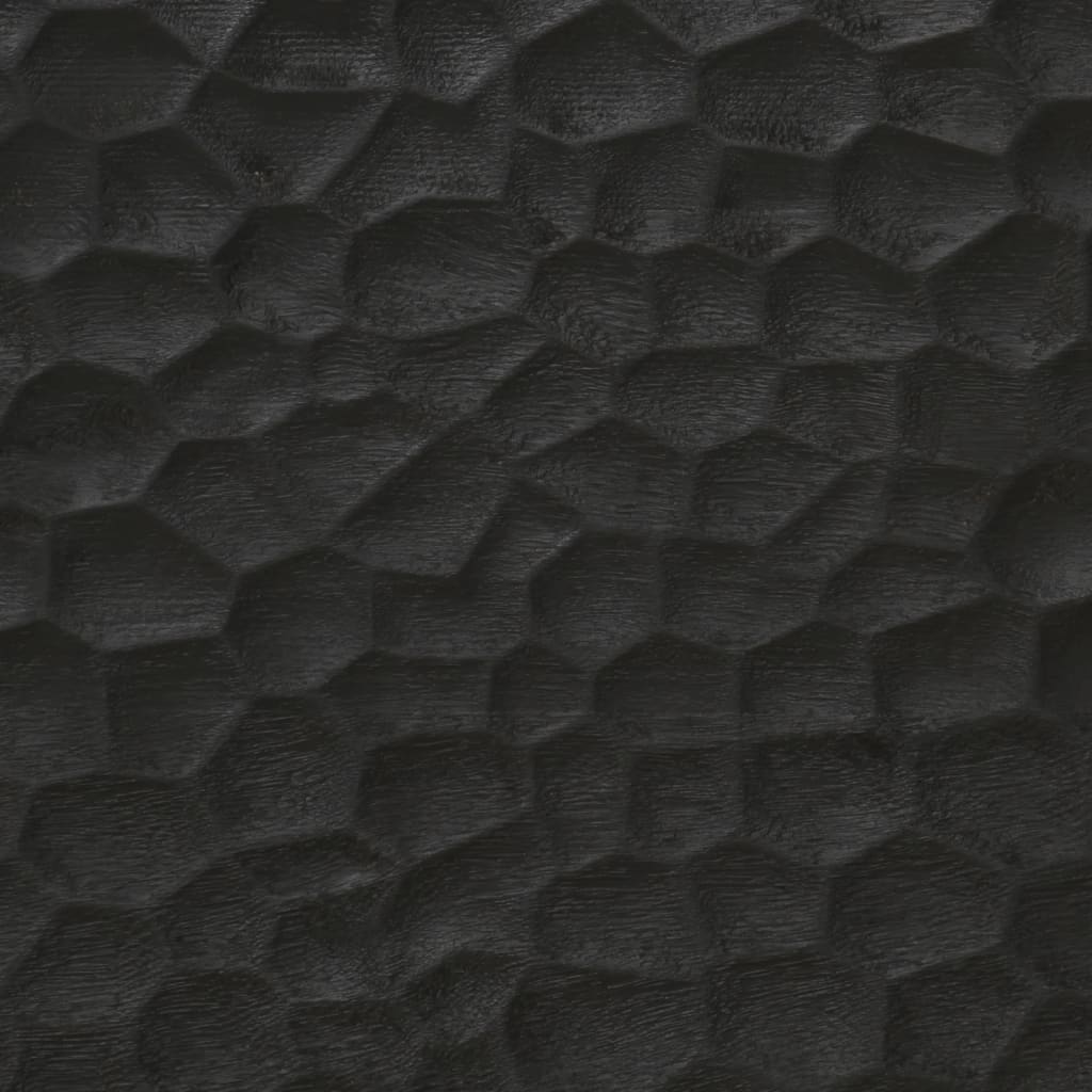 vidaXL Τραπεζάκι Σαλονιού Μαύρο 80 x 50 x 40 εκ. από Μασίφ Ξύλο Μάνγκο