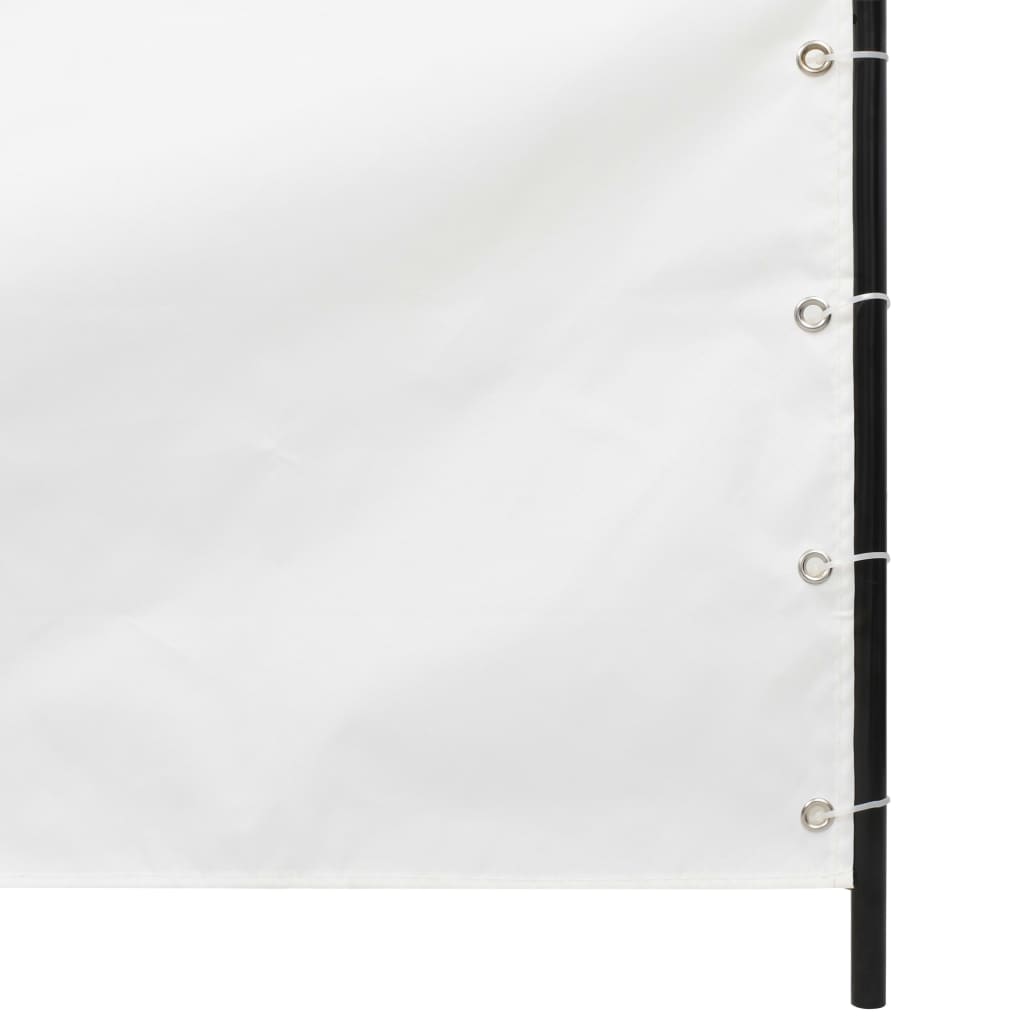 vidaXL Τέντα Κάθετη Λευκή 140 x 240 εκ. από Ύφασμα Oxford