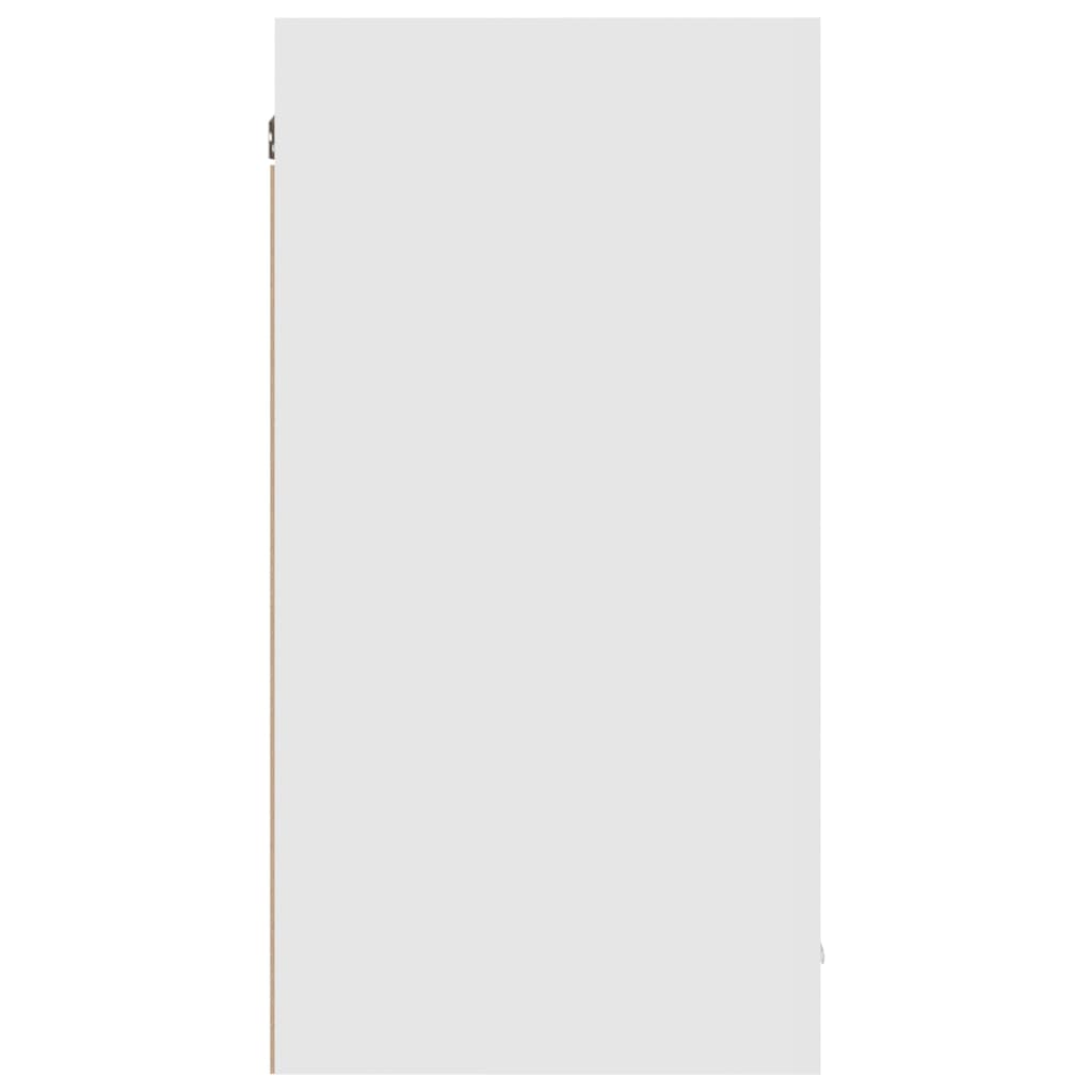 vidaXL Ντουλάπι Κρεμαστό Γυαλιστερό Λευκό 80x31x60 εκ. από Μοριοσανίδα