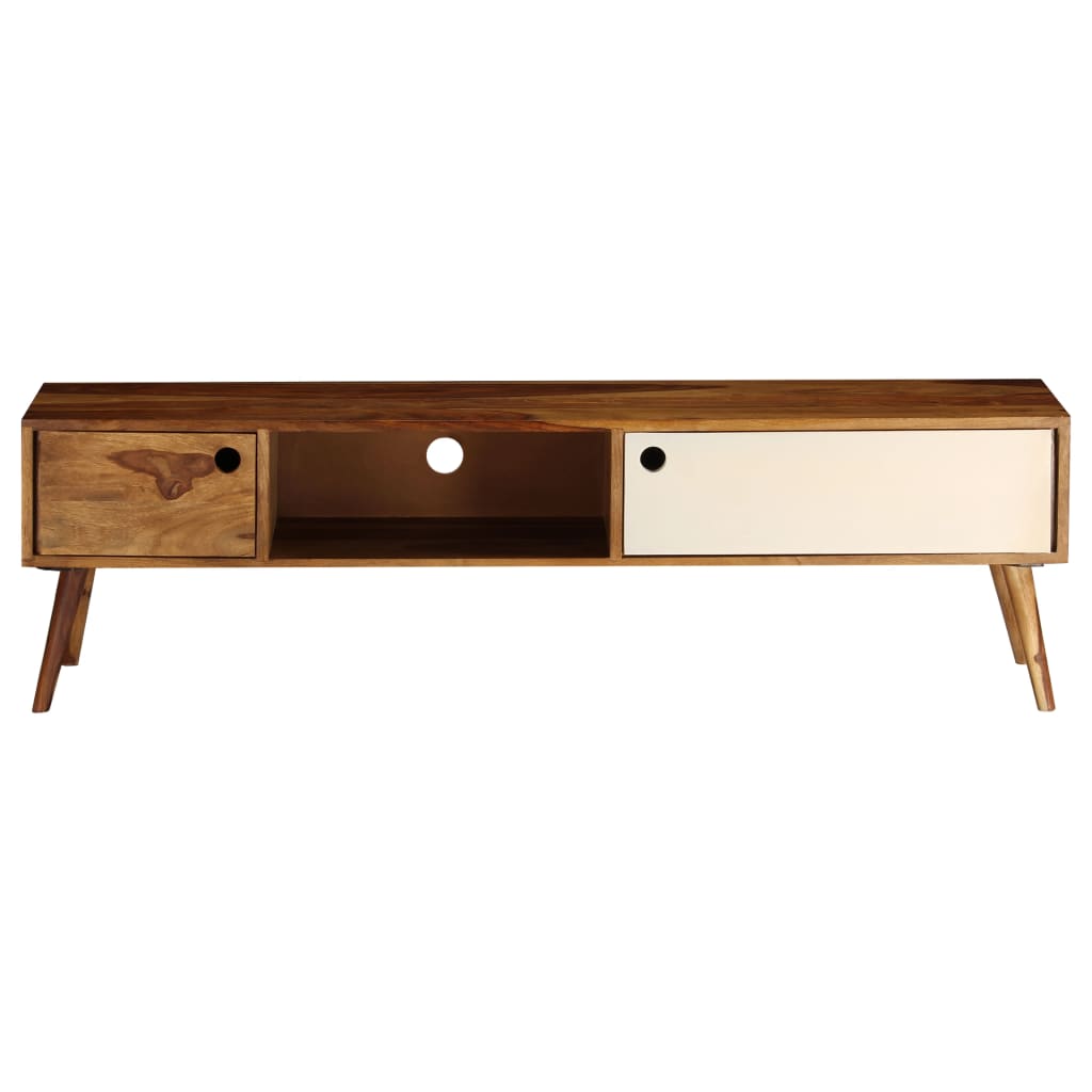 vidaXL Έπιπλο Τηλεόρασης 140 x 30 x 40 εκ. από Μασίφ Ξύλο Sheesham