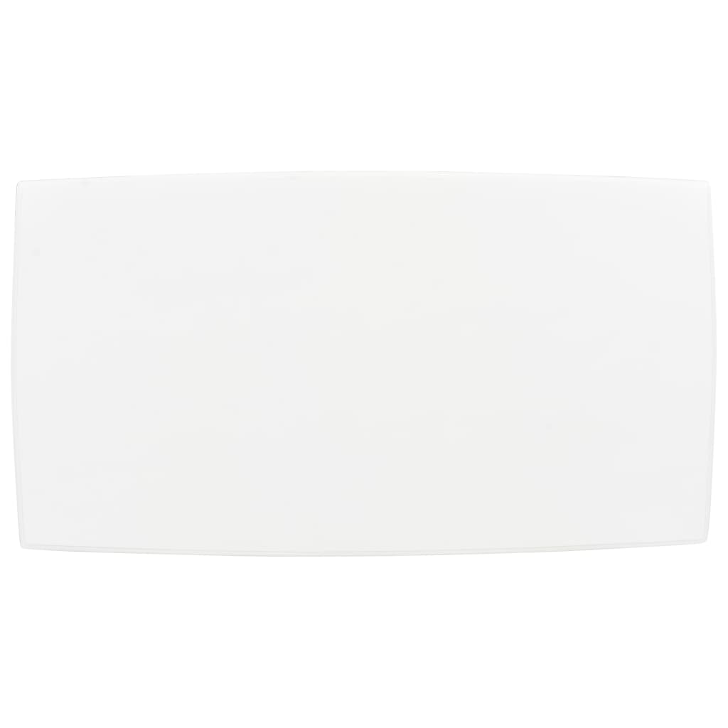 vidaXL Τραπεζάκι Σαλονιού Λευκό 110x60x40 εκ. από Μασίφ Ξύλο Πεύκου
