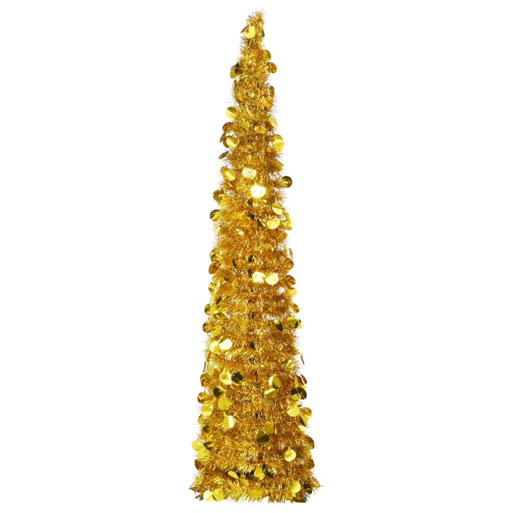 vidaXL Χριστουγεννιάτικο Δέντρο Τεχνητό Pop-Up Χρυσό 150 εκ. από PET