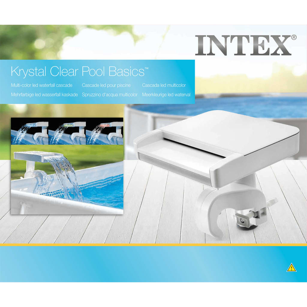 Intex Φως Πισίνας LED Καταρράκτης Πολύχρωμο 28090