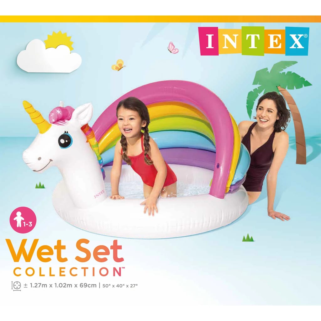 Intex Παιδική Πισίνα Μονόκερος 127 x 102 x 69 εκ.