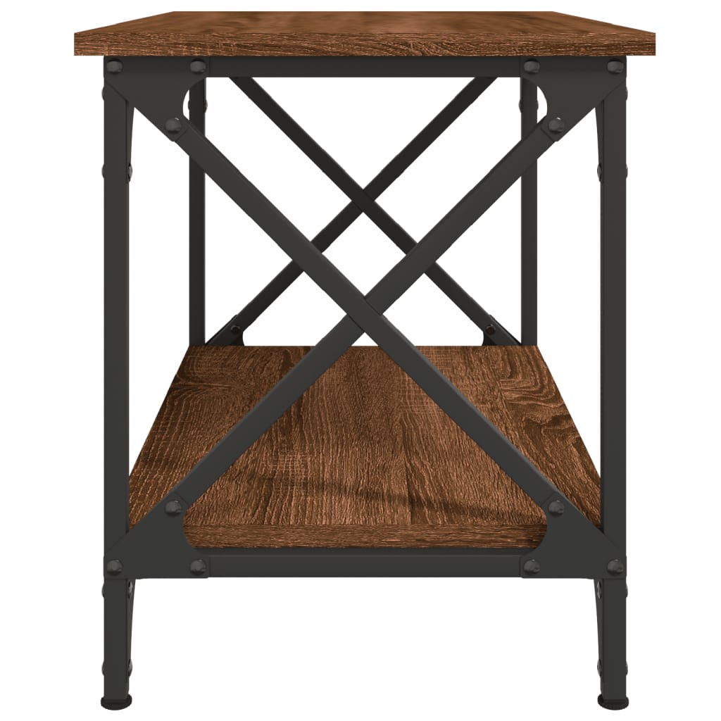 vidaXL Βοηθητικό Τραπέζι Καφέ Δρυς 55x38x45 εκ. Επεξεργασμένο Ξύλο