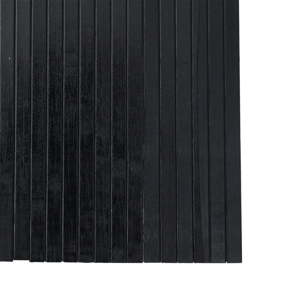 vidaXL Διαχωριστικό Δωματίου Μαύρο 165 x 800 εκ. από Μπαμπού