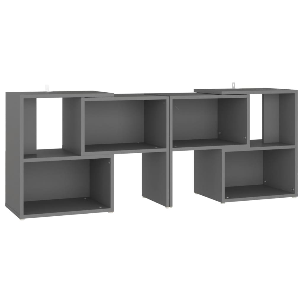 vidaXL Έπιπλο Τηλεόρασης Γκρι 104 x 30 x 52 εκ. από Μοριοσανίδα