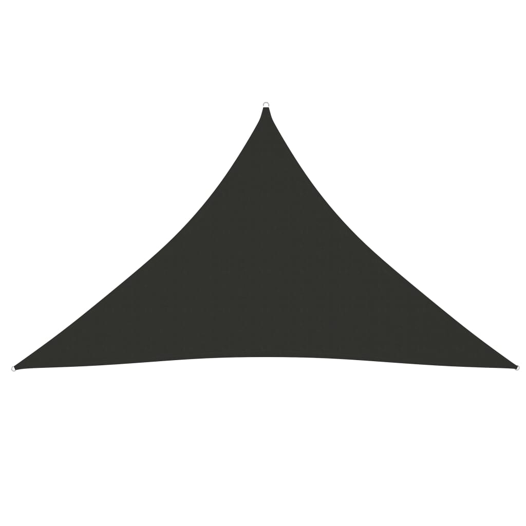 vidaXL Πανί Σκίασης Τρίγωνο Ανθρακί 5 x 5 x 6 μ. από Ύφασμα Oxford