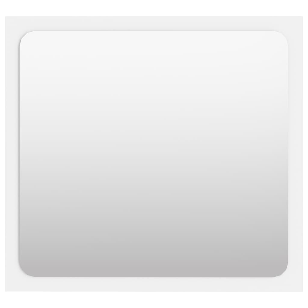 vidaXL Καθρέφτης Μπάνιου Λευκός 40 x 1,5 x 37 εκ. από Μοριοσανίδα