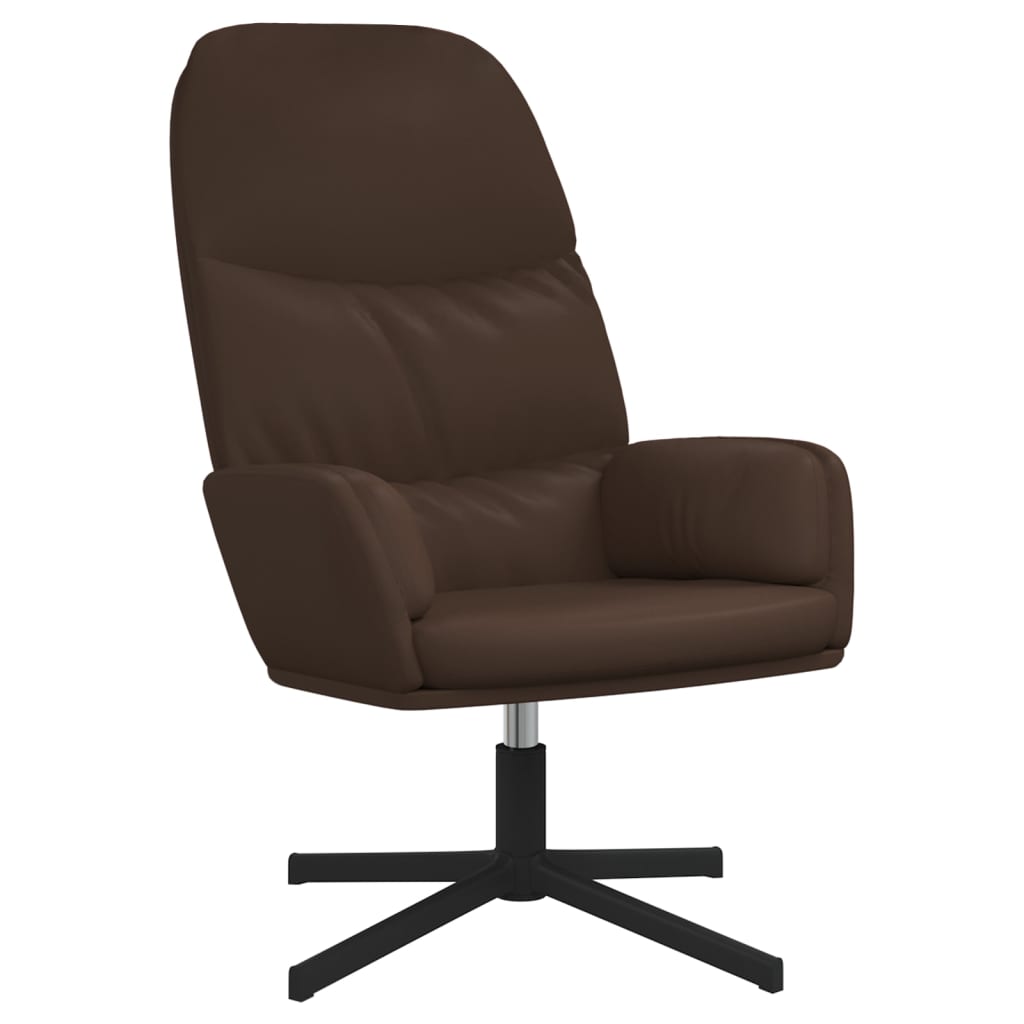 vidaXL Πολυθρόνα Relax Καφέ από Συνθετικό Δέρμα