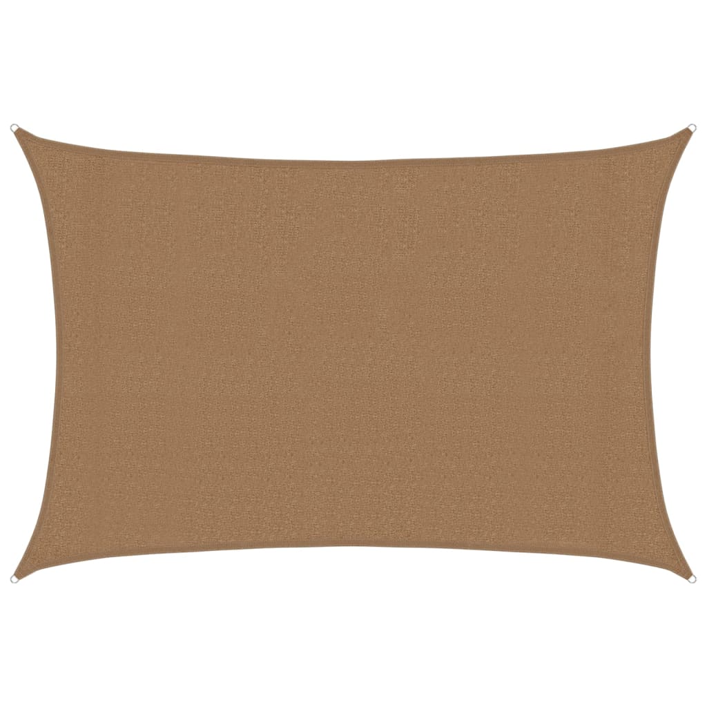 vidaXL Πανί Σκίασης Taupe 3 x 4,5 μ. από HDPE 160 γρ./μ²