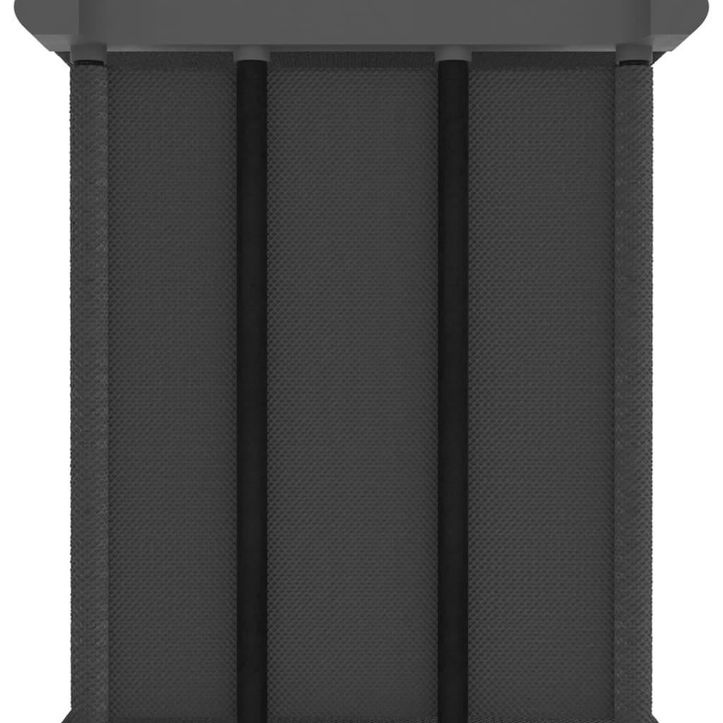 vidaXL Ραφιέρα με 5 Κύβους & Κουτιά Γκρι 103x30x72,5 εκ. Υφασμάτινη