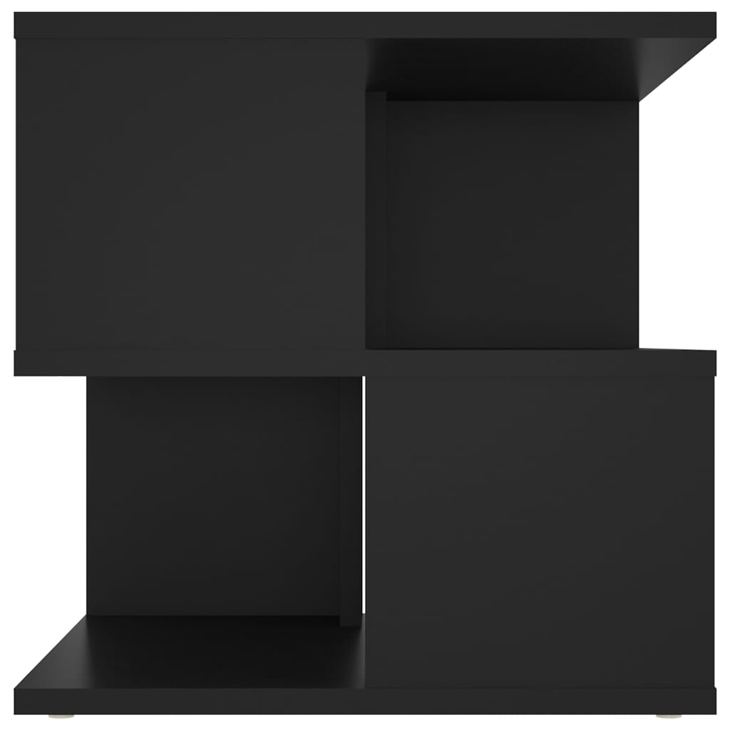 vidaXL Τραπέζι Βοηθητικό Μαύρο 40 x 40 x 40 εκ. από Μοριοσανίδα