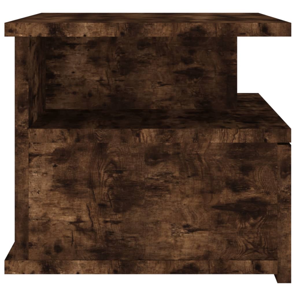 vidaXL Κομοδίνο Κρεμαστό Καπνιστή Δρυς 40 x 31 x 27 εκ. Επεξεργ. Ξύλο