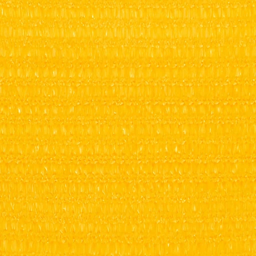 vidaXL Πανί Σκίασης Κίτρινο 3,6 x 3,6 μ. από HDPE 160 γρ./μ²