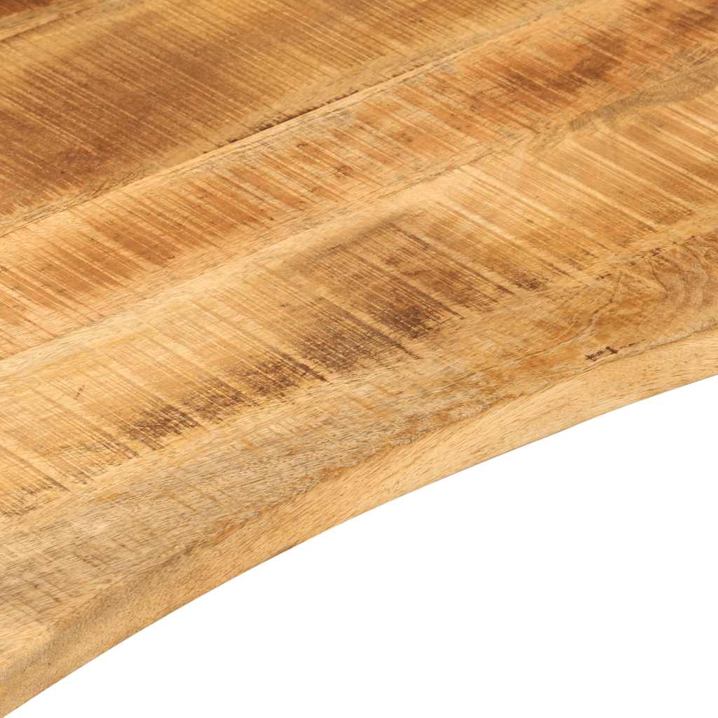 vidaXL Επιφάνεια Γραφείου Καμπύλη 140x50x2,5 εκ Μασίφ Ακατ. Μάνγκο