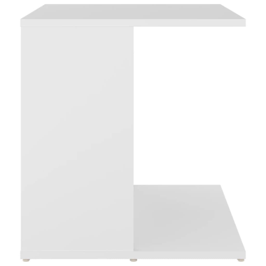 vidaXL Τραπέζι Βοηθητικό Λευκό 45 x 45 x 48 εκ. από Μοριοσανίδα