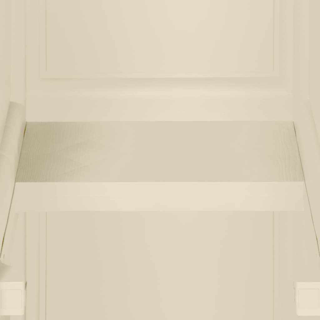 vidaXL Πλαστικό Ντουλάπι Angora Λευκό 40 x 43 x 164εκ. με Σχέδιο Ξύλου