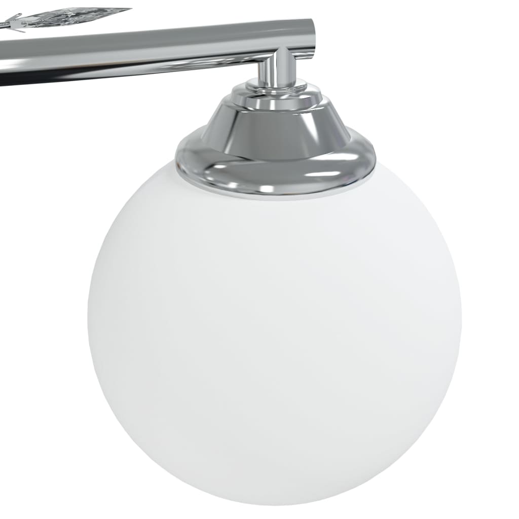 vidaXL Φωτιστικό Οροφής με Στρογγυλά Γυάλινα Καπέλα για 4 Φώτα LED G9