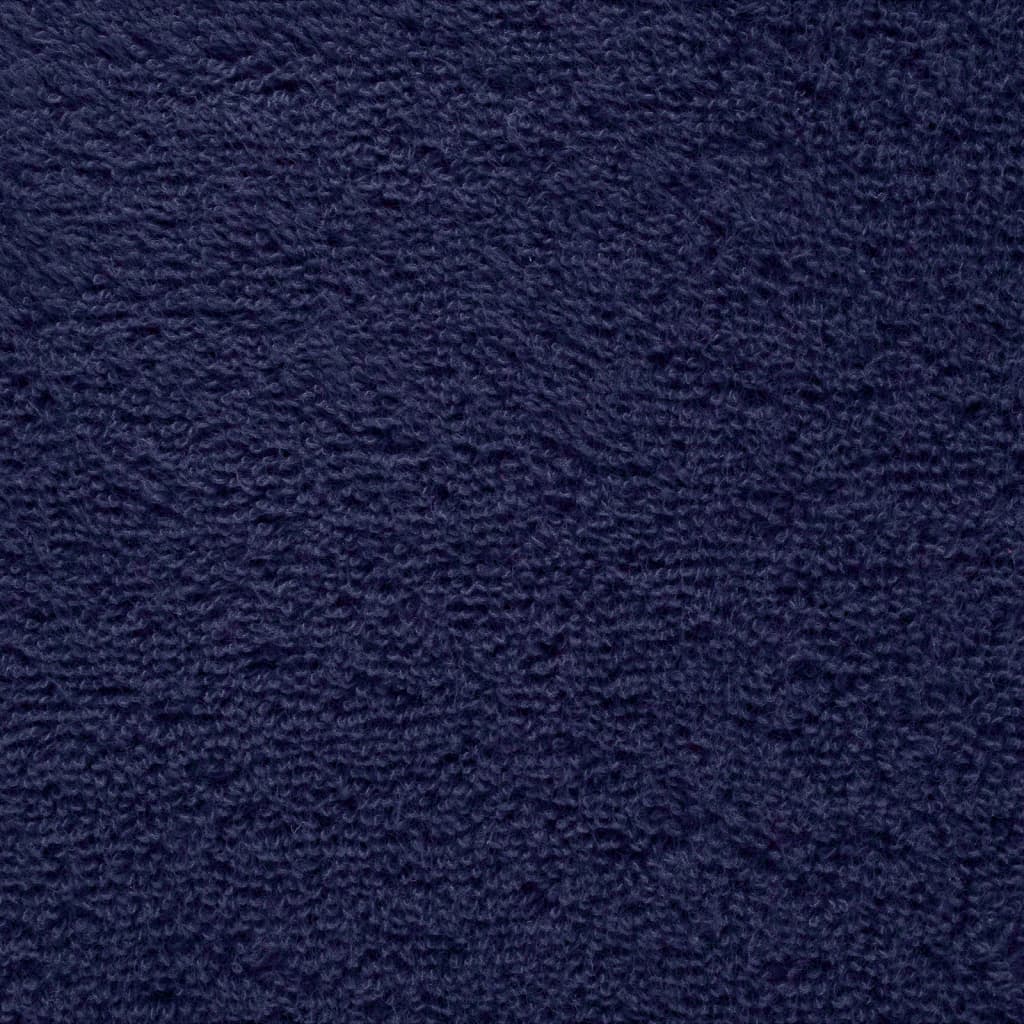 vidaXL Πετσέτες Μπάνιου Premium SOLUND 10 Τεμ Μπλε 100x150εκ 600γρ/μ²