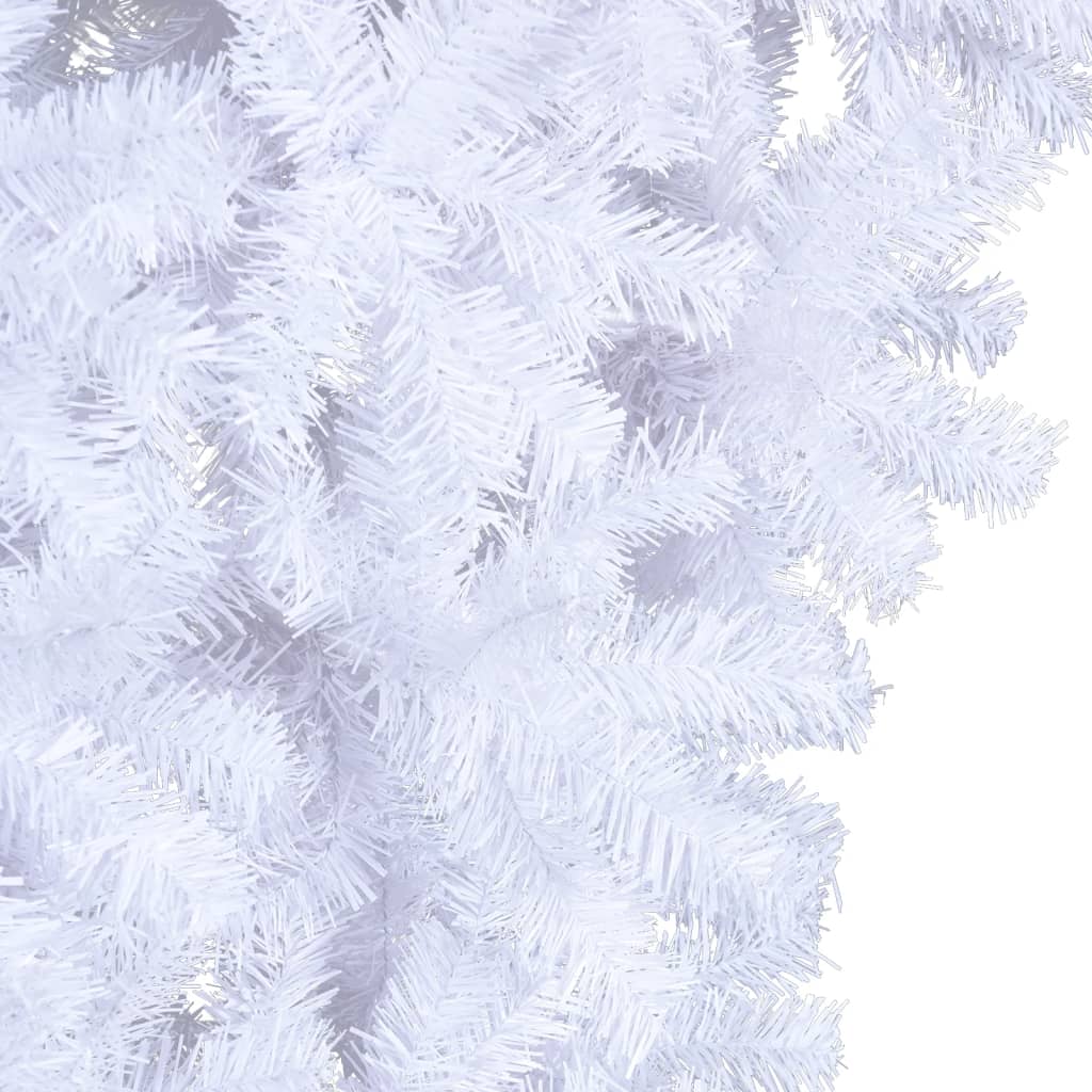vidaXL Χριστουγεννιάτικο Δέντρο Τεχνητό Ανάποδο με Βάση Λευκό 120 εκ.