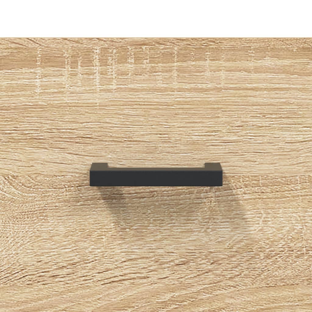 vidaXL Μπουφές Sonoma δρυς 34,5 x 34 x 180 εκ. από Επεξεργασμένο Ξύλο