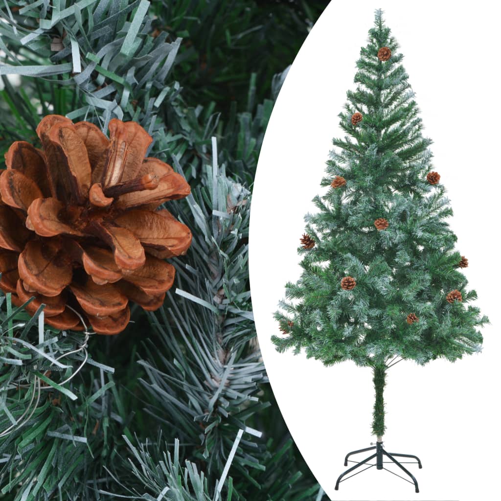 vidaXL Χριστουγεννιάτικο Δέντρο Τεχνητό με Κουκουνάρια 180 εκ.