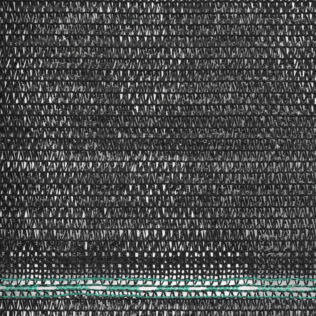 vidaXL Δίχτυ Αντιανεμικό για Γήπεδα Τένις Μαύρο 2 x 50 μ. από HDPE