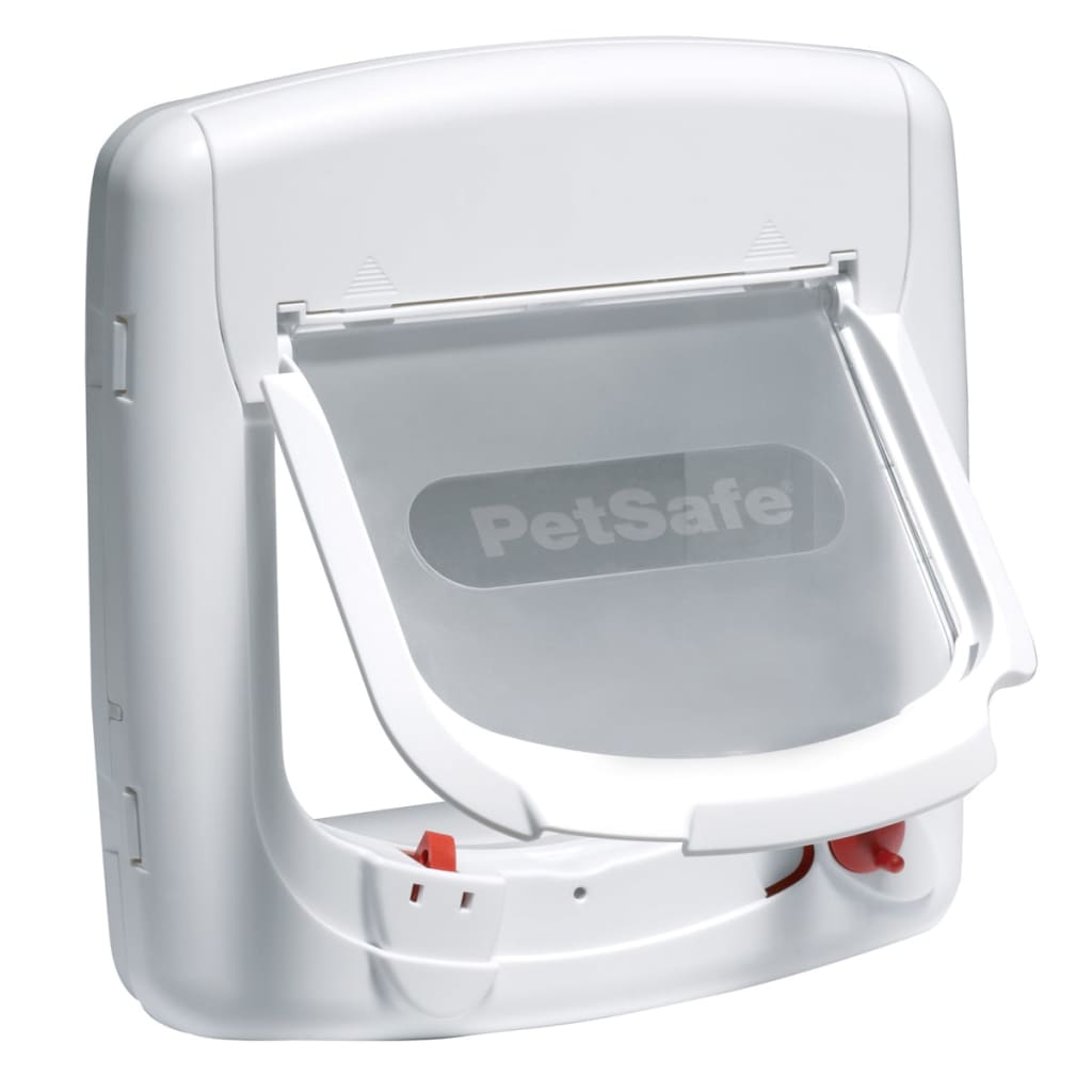 PetSafe Πορτάκι Γάτας Deluxe 400 Μαγνητικό 4 Κατευθύνσεων Λευκό
