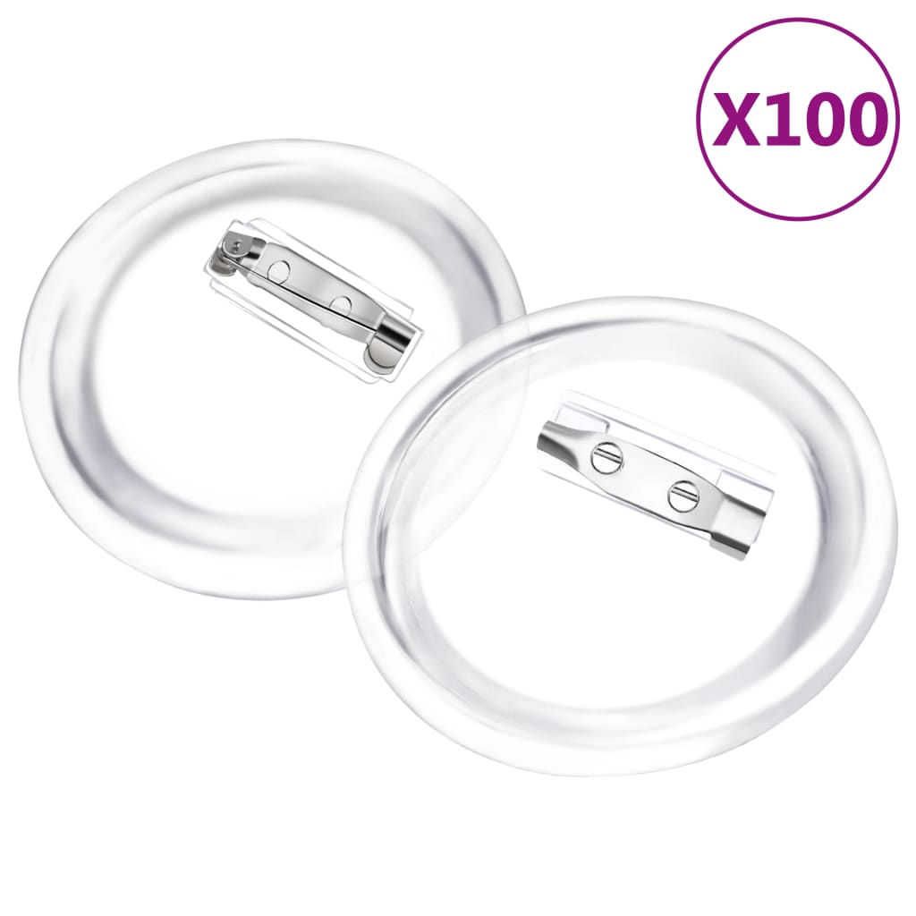 vidaXL Κονκάρδες Καρφίτσες 100 Σετ 58 χιλ. Ακρυλικές