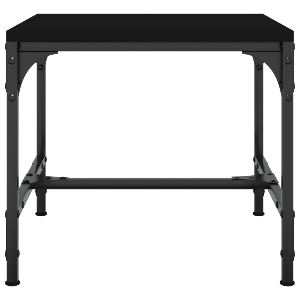 vidaXL Βοηθητικό Τραπέζι Μαύρο 40 x 40 x 35 εκ. από Επεξεργασμένο Ξύλο