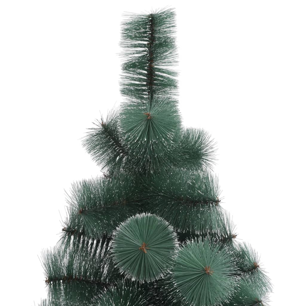 vidaXL Χριστουγεν. Δέντρο Προφωτισμένο Τεχνητό Βάση Πράσινο 150εκ PET